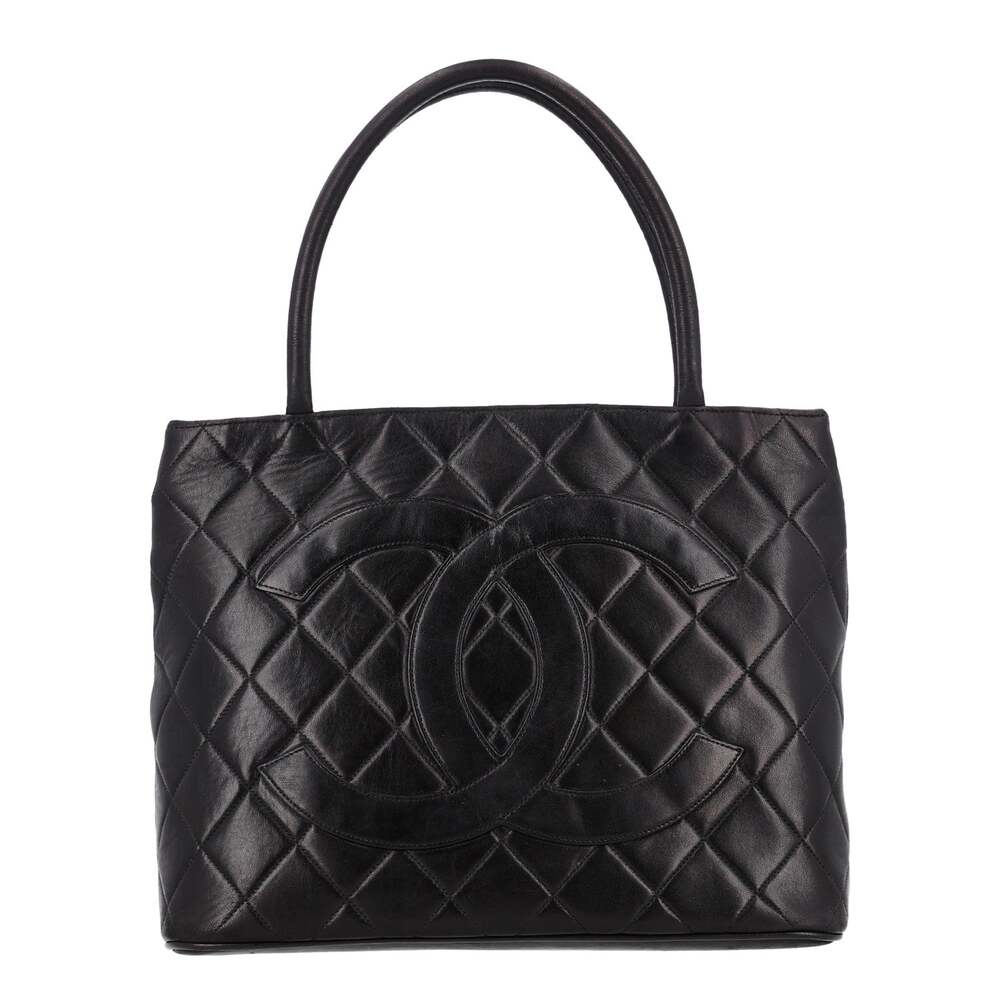 Chanel Lambskin Quilted Medallion Tote #337450C15B